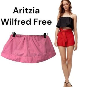 Aritzia Pink Bonaventure Blouse Tube Top size M